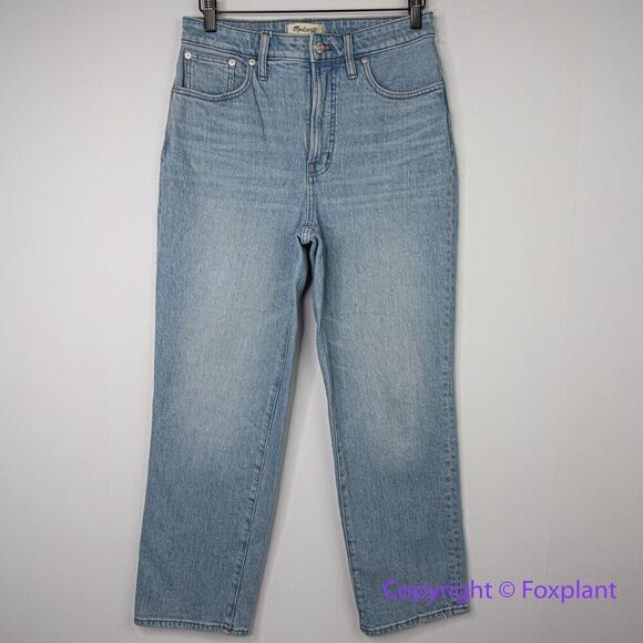 NEW Madewell The Curvy Perfect Vintage Straight Jean in Ferman Wash, size 28 - Picture 3 of 16